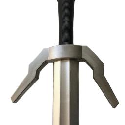 105cm 1:1 anime cosplay geralt de rivia espada lobo branco arma adereço role play modelo pu brinquedo adereço - Image 5