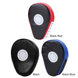 1pc curvo boxe mão alvo couro do plutônio curvado luvas de perfuração respirável luvas de boxe almofada de foco para treinamento de artes marciais - Image 6