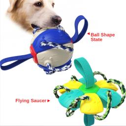 Pet Dog Toy Futebol Treinamento Agilidade Multifuncional Dog Soccer Pet Flying Saucer Ball Toy Outdoor Interactive Toy Dog Suprimentos - Image 3