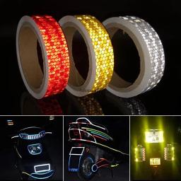 Bicicleta Fluorescente Roda Adesivo Reflexivo, MTB Fita Strip, Ciclismo Aviso de Segurança, fita impermeável do carro, bicicleta, 1 ''* 33FT - Image 4