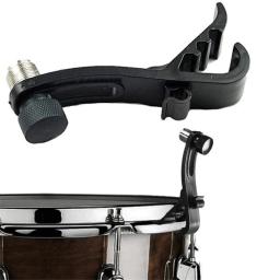 Clipe de percussão acessórios de tambor plástico tambor de cobre microfone aro braçadeira titular instrumento clipes de tambor peças novo - Image 1