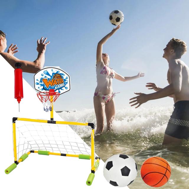 Cesta de Basquete Flutuante para Piscina - Diversão Aquática para Adultos e Crianças