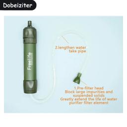 Westtune-Outdoor Mini Water Filter Straw, Camping Purificação, Purificador de Caminhadas Portátil para Sobrevivência ou Suprimentos de Emergência - Image 6