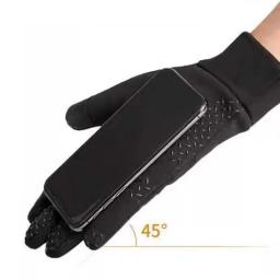 Luvas térmicas completas para homens, tela sensível ao toque, quente, ciclismo, acampamento, corrida, esqui, caminhadas, MTB, bicicleta, inverno - Image 6