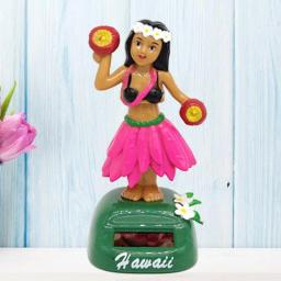 Havaí Dança Menina Carro Painel Decorações, Dança Figura Brinquedo, havaiano HulaShaking Cabeça Dançarina Ornamentos - Image 4
