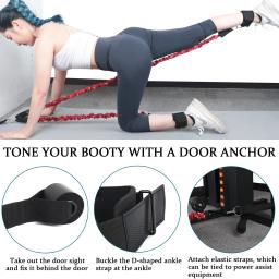 Faixas de resistência para ioga, expansor de borracha para braço, perna esticada, home training, ginásio, fitness, puxar corda - Image 6