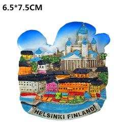 3D Europeu Frigorífico Ímãs, Turismo Lembrança, Geladeira Ímãs, Coleção Sticker, Artesanato Decoração Artigos - Image 3