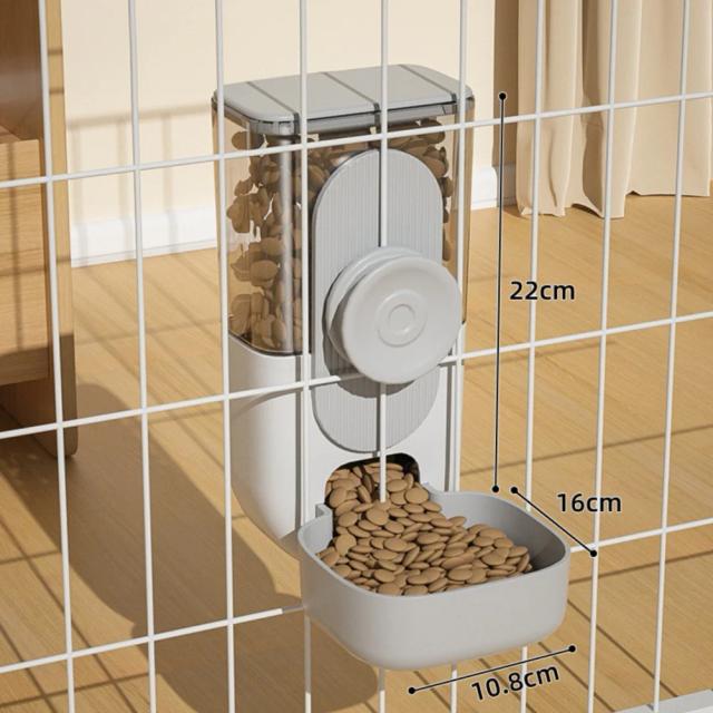 Dispensador Automático de Alimentos e Água para Animais de Estimação - Tigelas Penduras para Cachorros, Gatos e Coelhos