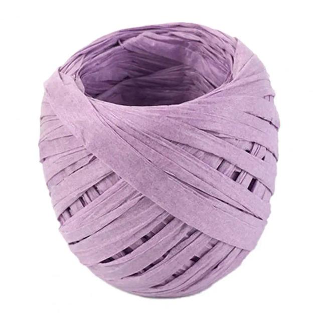 Corda de papel fita de Raffia resistente e multiuso com 17 cores disponíveis em 1 rolo