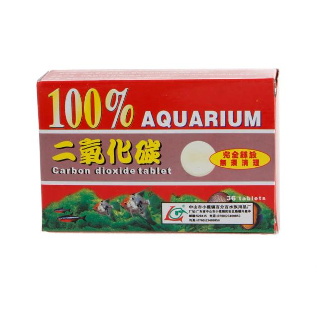 Contagens de Comprimidos para Difusor de CO2: 36 Pastilhas de Dióxido de Carbono para Plantas em Aquários Plantados e Tanques de Peixes