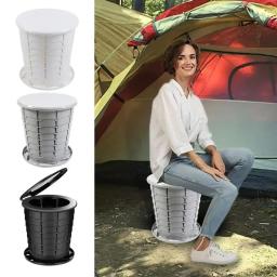 Portátil dobrável móvel WC para acampamento ao ar livre, lixeira Potty, WC móvel, banheiros, viagem de carro, novo - Image 2