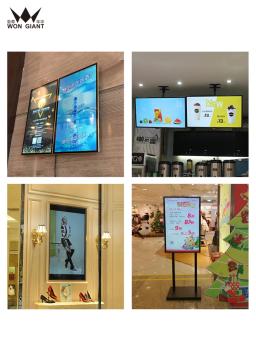 Publicidade eletrônica Display Screen, LED Tela LCD, Hospital Triagem, Hotel Tela Promocional, menu Board, rolagem - Image 2