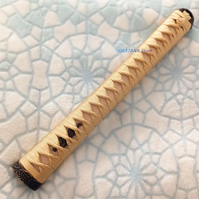 Ampulheta Rikko Tsuka 31cm Liga Rayskin Seda Ito para Katana