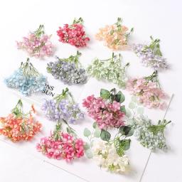 Flores Artificiais De Seda Cabeça, Decoração De Casa, Festa De Natal, Decoração De Casamento, DIY Vaso, Wreath Bouquet, Acessórios De Presente, 10Pcs - Image 1
