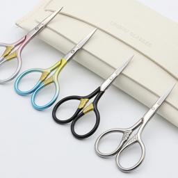 Tesoura em relevo para costura, ponto cruz retrô, prata antiga, tesoura pequena bonita vintage, corte de linha de pesca, tesoura de tecido DIY - Image 1