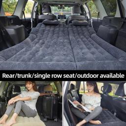 Multifuncional colchão inflável carro, dupla utilização cama de acampamento, assento traseiro, Off-Road SUV Trunk, portátil, reunindo camas de ar - Image 2
