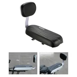 Acessórios do ciclo peças de bicicleta assento traseiro sela da bicicleta assento da criança com encosto com alça apoio para os pés pedal - Image 2
