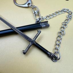 Espada de garra longa de 9 cm Jeor Mormont Jogo Jon Snow of Thrones GOT Série de TV americana Periférica Arma de metal medieval Réplicas Artesanato Dropshipping Atacado Venda imperdível Presentes Nova chegada Frete grá - Image 4