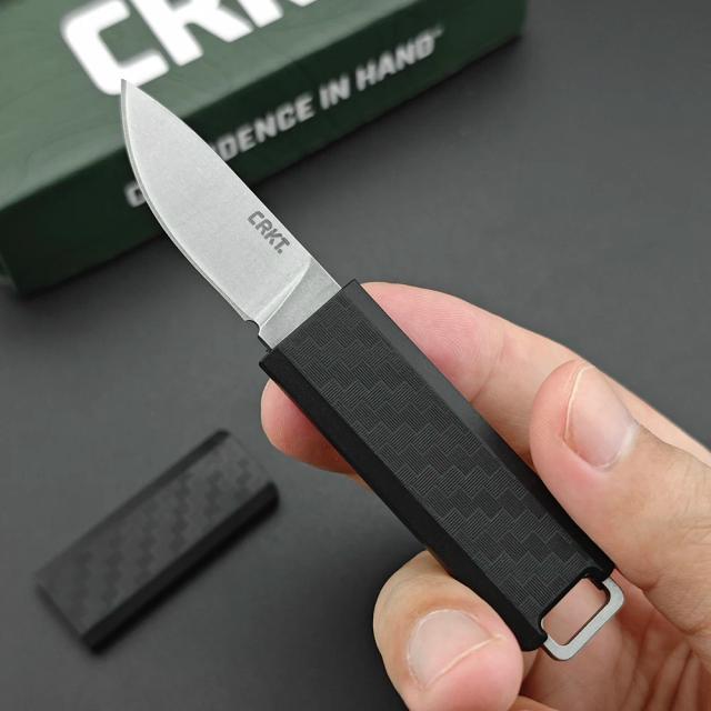 Cr 2425-edc pequeno bolso lâmina fixa faca utilitário de acampamento multi faca ferramentas de corte ao ar livre caça caminhadas ferramentas de autodefesa