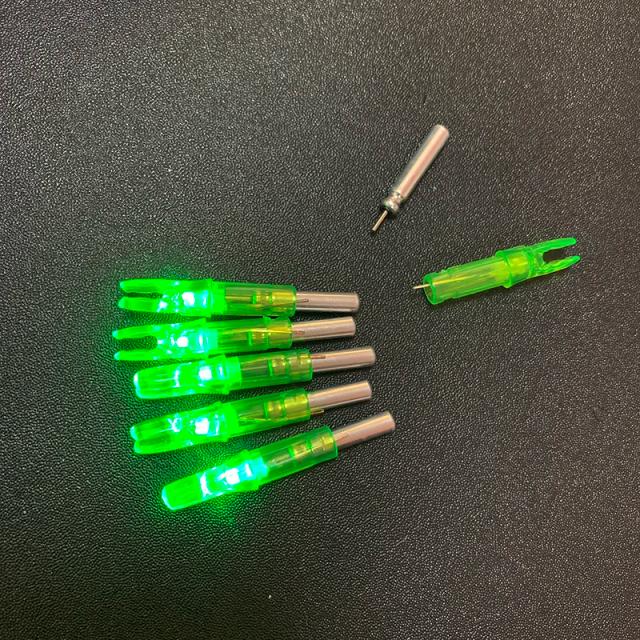 Kit com 6 Peças de Caça: Nocks Internos para Setas de Arco de 6.2mm/7.6mm para Eixo de Fibra de Vidro e Carbono DIY