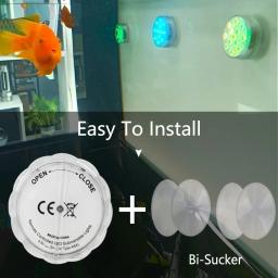 Luzes subaquáticas RGB com ventosas magnéticas, Iluminação do tanque de peixes, Planta crescer luzes, 10 LED, 16 cores - Image 3