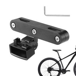 Suporte traseiro de bicicleta com chave, Suporte traseiro de bicicleta, Suporte de montagem de sela, Suporte traseiro LED para sela de bicicleta - Image 1