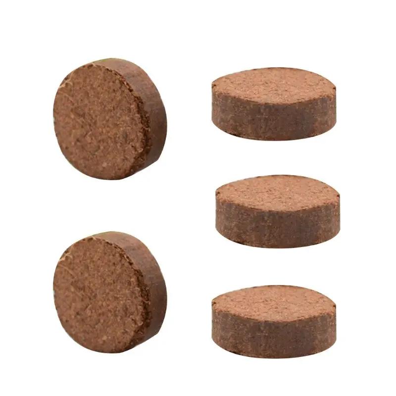 5 peças Substrato de tartaruga Tijolo natural Coir Discos Réptil Aquário Ornamentos Terra de jardinagem para caixa de de - Image 1