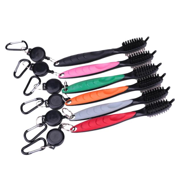Kit de Escova de Golfe Limpador de Ranhuras Plástico Durável Ergonômico