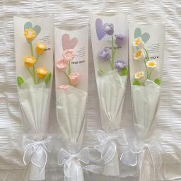 Papel De Embrulho De Flores, Suprimentos De Embalagem, Saco De Presente, Embalagem para Flores, Decoração De Casamento, Natal, Acessórios De Presente De Aniversário, 5Pcs - Image 4