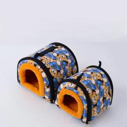 NOVO Hamster Quente Algodão Ninho Abrigo Casa Pequenos Animais Suprimentos Para Coelho Ouriço Guiné Porco Esquilo Chinchilla - Image 5