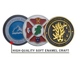 3D Liga De Zinco Moeda, Ouro, Prata, Esmalte De Metal, Coleção Desafio Moeda, Personalizado Seu Próprio Logotipo, Fabricante - Image 5