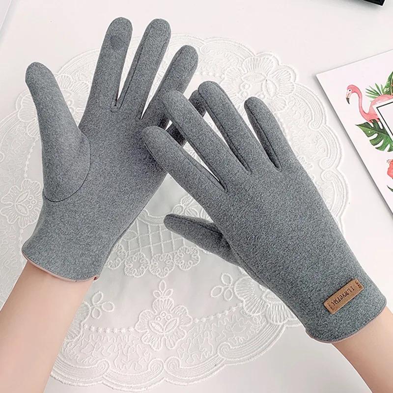 Luvas grossas anti-derrapantes para homens e mulheres, quentes, touchscreen, luxuoso, esporte, pesca, à prova de respingos, exército, ciclismo, inverno - Image 1