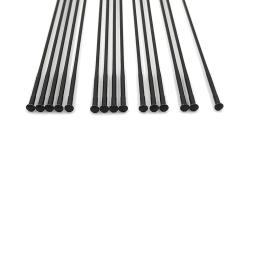 12 pçs/lote super leve borboleta tripla raios de bicicleta pilar psr tb2015 14g calibre 2.0mm tração reta raios aço inoxidável preto - Image 5