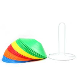 Cone De Disco Conjunto Com Suporte De Plástico, Cones De Espaço, Treinamento Multi Esporte, Futebol, Futebol, Bola, Disco Do Jogo - Image 1