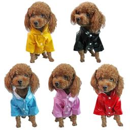 Capa de chuva impermeável do cão do plutônio do revestimento do cão para cães pequenos gatos reflexivo do filhote de cachorro raincape chihuahua yorkies poncho do animal de estimação - Image 5