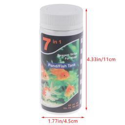 7in 1 aquário teste kit, água doce e água salgada lagoa, tiras de teste para aquário, água salgada fresca, 1pc - Image 6