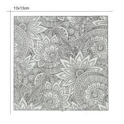 Mandala Textura Polymer Clay Stamp Sheets, DIY Jóias, Brinco Emboss, Impressão Cerâmica Cerâmica Cerâmica Cerâmica Ferramentas, Artesanato Arte Suprimentos - Image 6