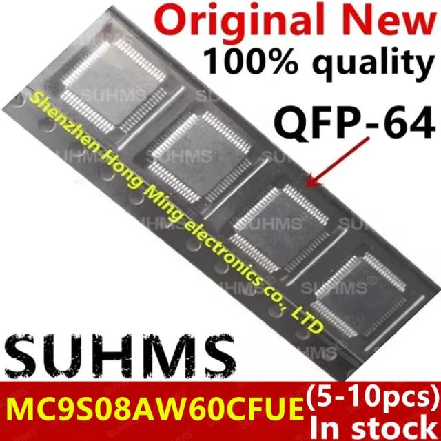 MC9S08AW60CFUE MC9S08AW60 QFP-64 chipset 100% novo 5-10 pcs