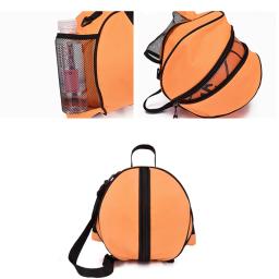 Portátil forma redonda basquete mochila esportes Treinamento Sacos Futebol Futebol Voleibol Bola Fitness Storage Gym Sack Pack - Image 4