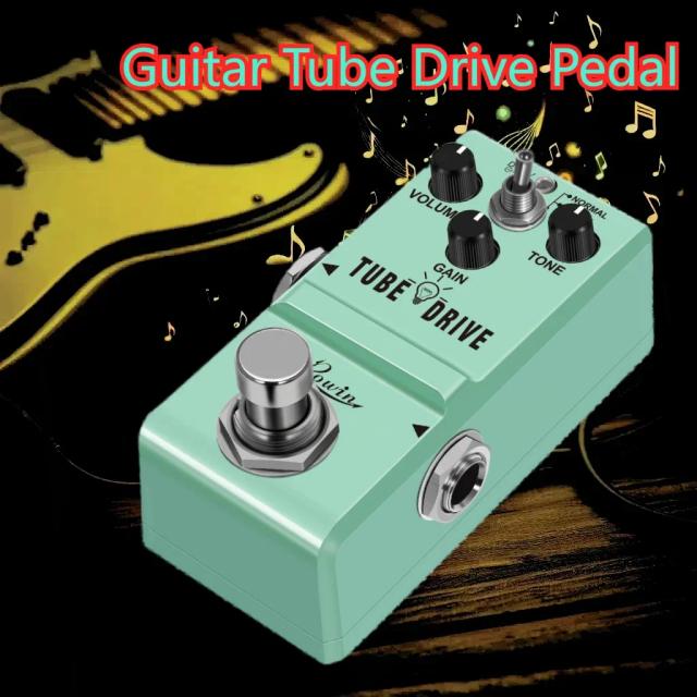 Efeitos de Guitarra Rowin-NANO: Compressor, Flanger, Booster, Overdrive, Delay, Tremolo e Distorção Dumble para Baixo Elétrico