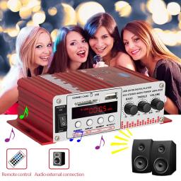 Amplificador de potência Hifi para carro, amplificador de áudio BASS, alto-falante do carro, classe D, som doméstico, BT88y, 60W, 12V - Image 2