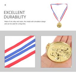 Medalhas de medalhas de boxe, 5 peças para decoração de prêmios, decoração de estudante de competição de liga de zinco - Image 5