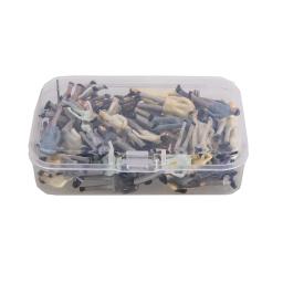 Figuras Em Miniatura Modelo Pessoas, ho Construção De Trem Ferroviário, Arquitetura Cena Layout Diorama Kits, 50PCs, Escala 1:100 - Image 3