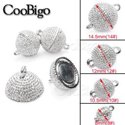 5 conjuntos de fecho magnético forte, conector de extremidade de miçangas, fivela de fixação de fecho magnético para pulseira diy, colar, decoração de fabricação de jóias - Image 2