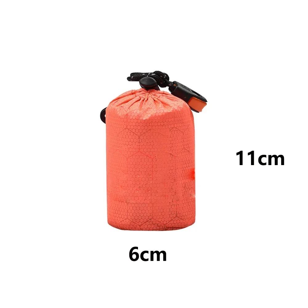 Saco de dormir de emergência para acampamento ao ar livre, térmico, portátil, à prova d'água, acampamento, caminhadas, saco de emergência, equipamentos de sobrevivência - Image 1