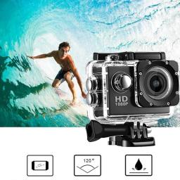 Câmera de Esportes Impermeável, Mini Modelo, Kit de Tiro ao Ar Livre, Gravação Loop, 2.0 "Screen, HD 1080P, Subaquático, 30m - Image 3