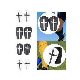 Mini caneleiras do futebol para homens e mulheres, amortecedor, proteção pequena da canela, jogo de futebol, equipamento de futebol, adolescentes, leve, 2 pcs - Image 4