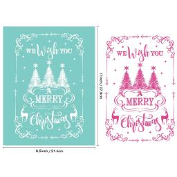 Feliz outono inverno feriados reutilizáveis auto-adesivo estêncil de tela de seda para argila de polímero diy camiseta jóias artesanato decoração de casa - Image 6