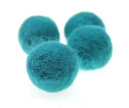 Bolas redondas de feltro de lã para decoração de casa DIY, pompons de cores mistas, presentes de Natal, 20 mm, 10 unidades por lote - Image 3