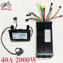 36v 48v 60v 40a 1000w 1500w 2000w ebike motor sem escova controlador de onda senoidal com medidor lcd sw900 para e-mountain bike scooter - Image 1